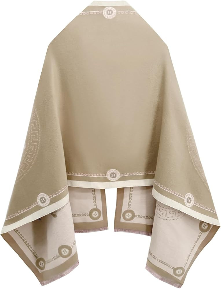 Women's Reversible Pashmina Shawl Wrap for Women Big Scarf Holiday Gifts | Amazon (US)