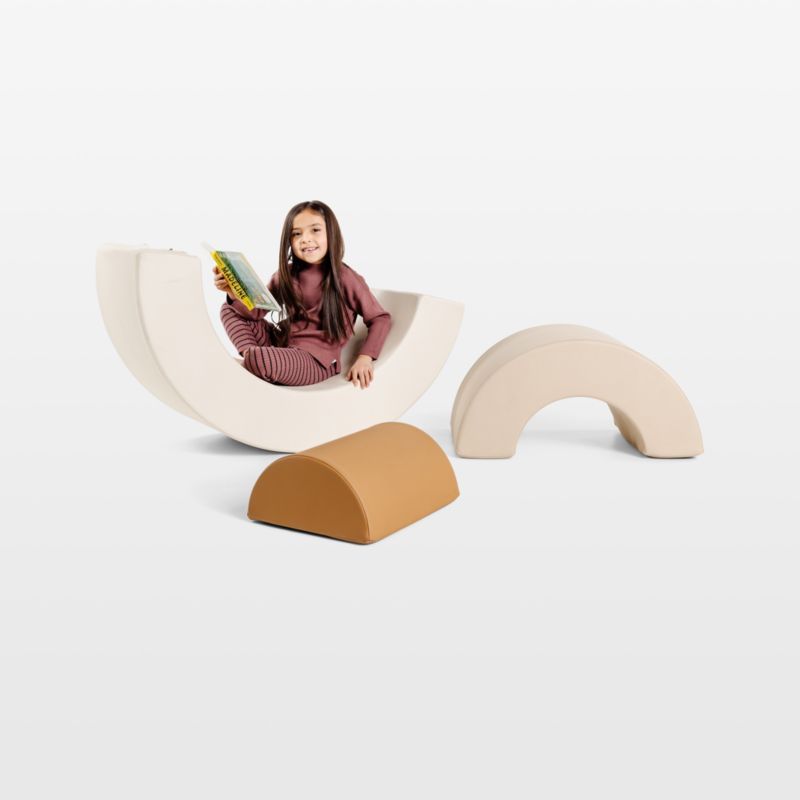 Gathre Millet Beige Foam Kids Arc Playset + Reviews | Crate & Kids | Crate & Barrel