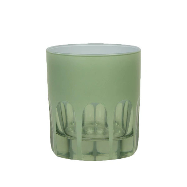 Rialto Old Fashioned Glass, Pale Sage | The Avenue