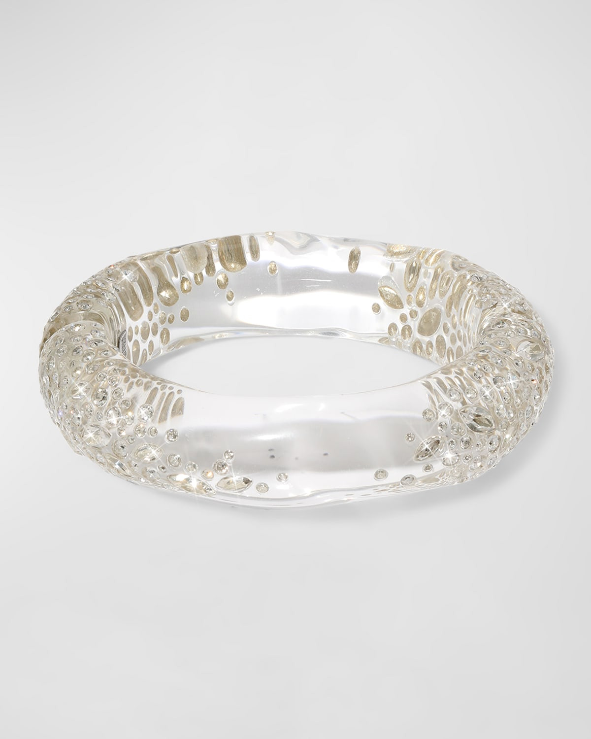 Confetti Crystal Lucite Hinge Bracelet | Neiman Marcus
