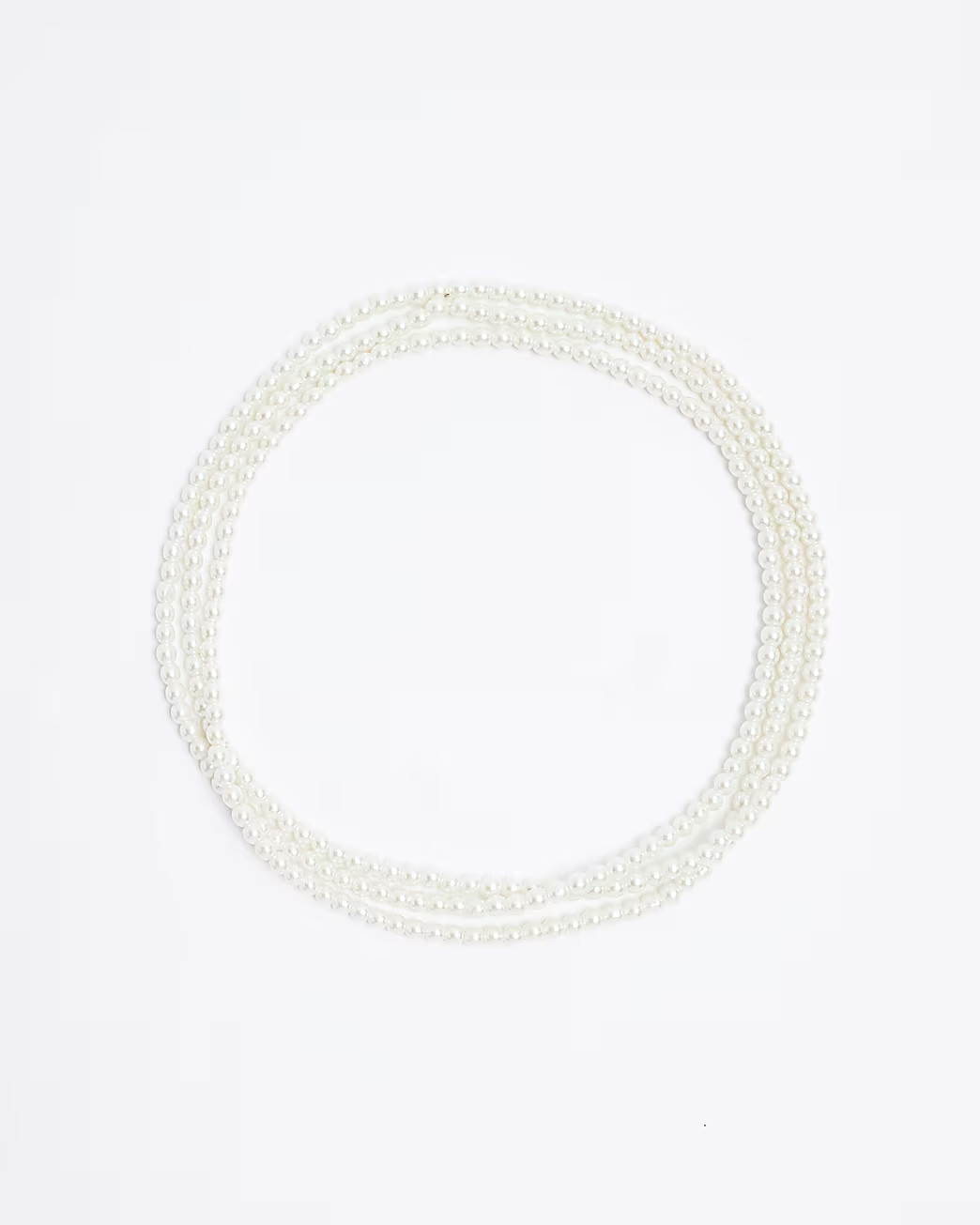 White Pearl Wrap Necklace | River Island (UK & IE)