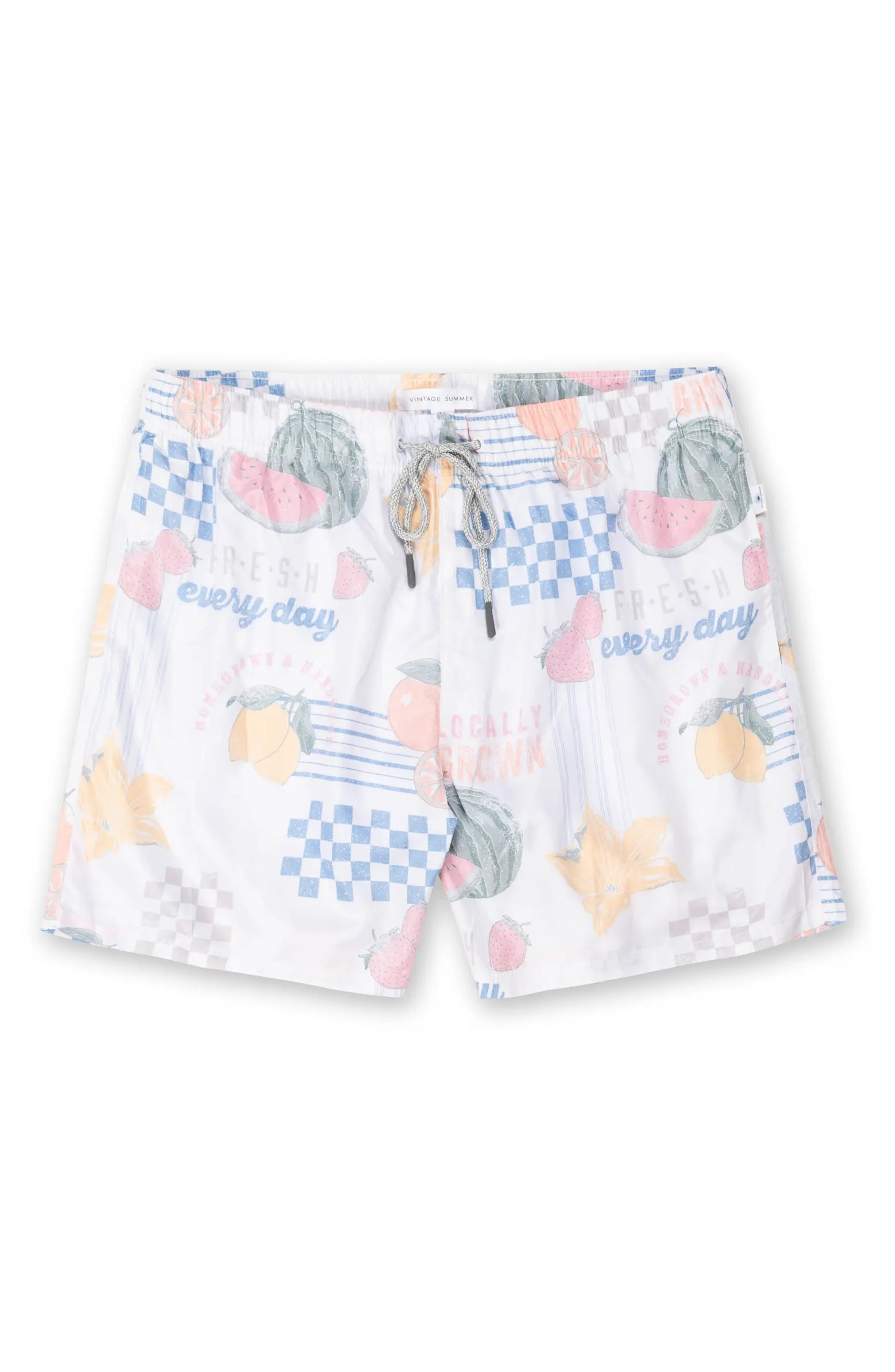 Vintage Summer Kids' Print Swim Shorts | Nordstromrack | Nordstrom Rack