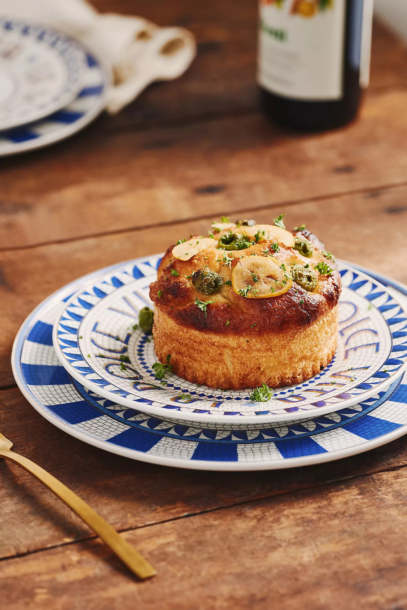 The Bistro Tile Stoneware Dessert Plate: Italia Edition | Anthropologie (US)