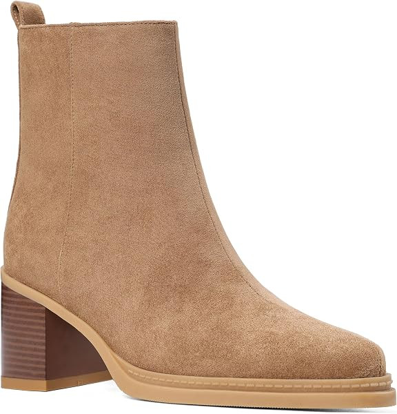 Womens Ankle Boots Booties Chunky Heeled Boots for Fall/Winter | Amazon (US)