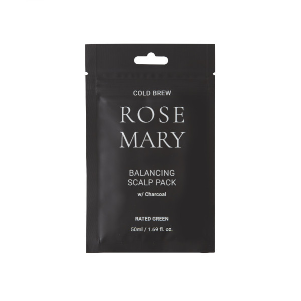 Rated Green - Rosemary Balancing Scalp Pack W. Charcoal - 50ml | Stylevana