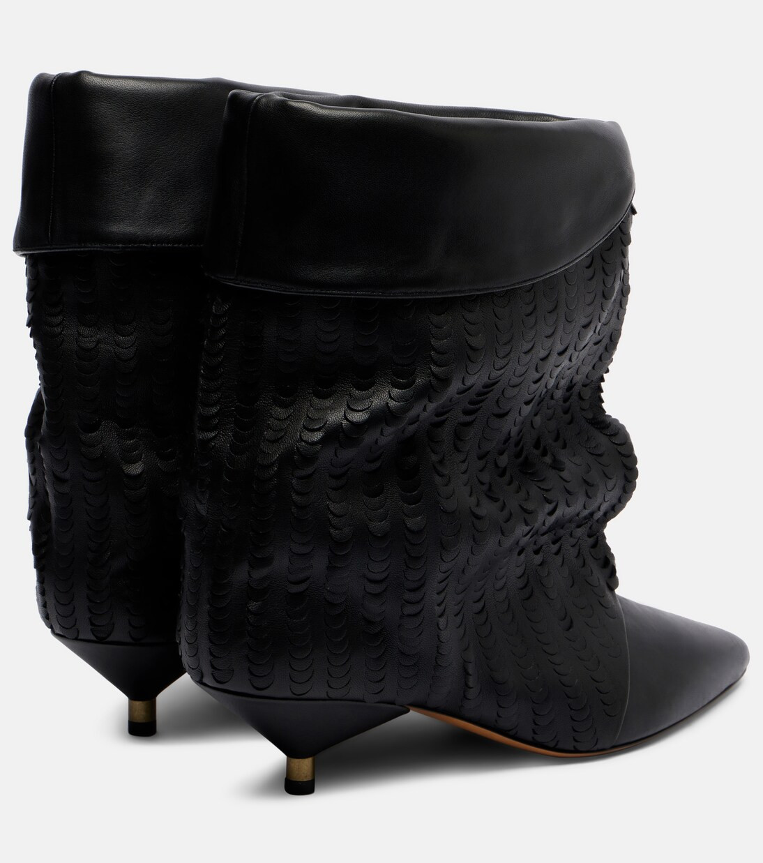 Edrika 45 laser-cut leather ankle boots | Mytheresa (UK)