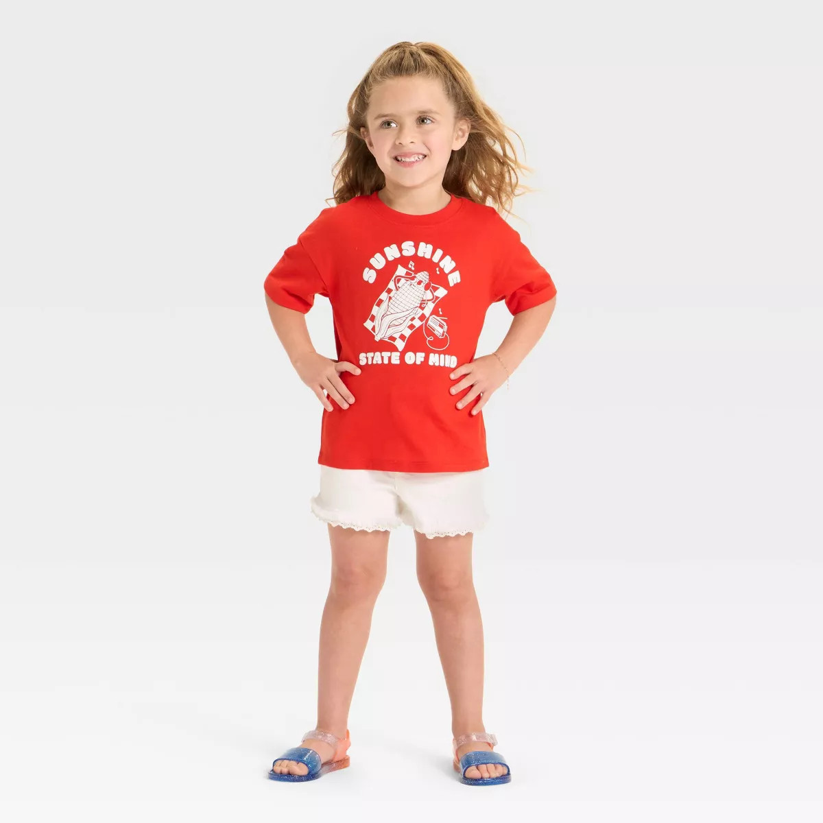 Toddler Girls Americana Corn Graphic T-Shirt - Cat & Jack™ Red | Target