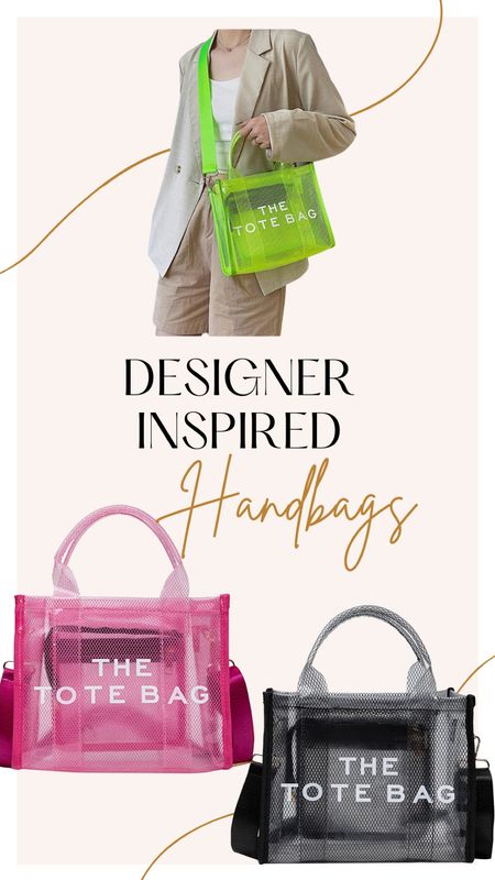 Loving these cute designer inspired tote bags!

#LTKstyletip #LTKitbag #LTKunder50