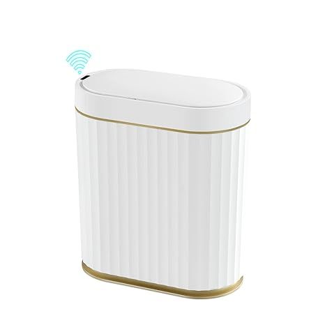MOPUP Touchless Trash Can Automatic Garbage Cans farmhouse kitchen bathroom interior decor inspo | Amazon (US)