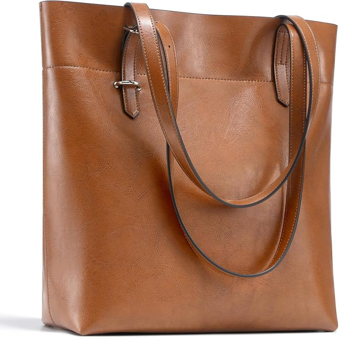 Genuine Leather Tote Bag for Women, Large Women's Leather Shoulder Bags, Designer Womens Totes Pu... | Amazon (US)