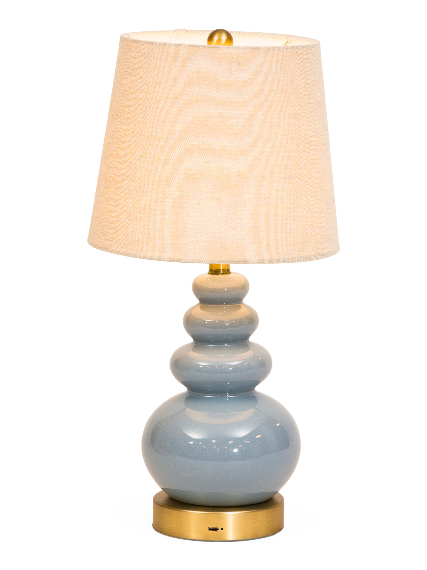 18in Shaped Ceramic Oversized Led Rechargeable Lamp | TJ Maxx