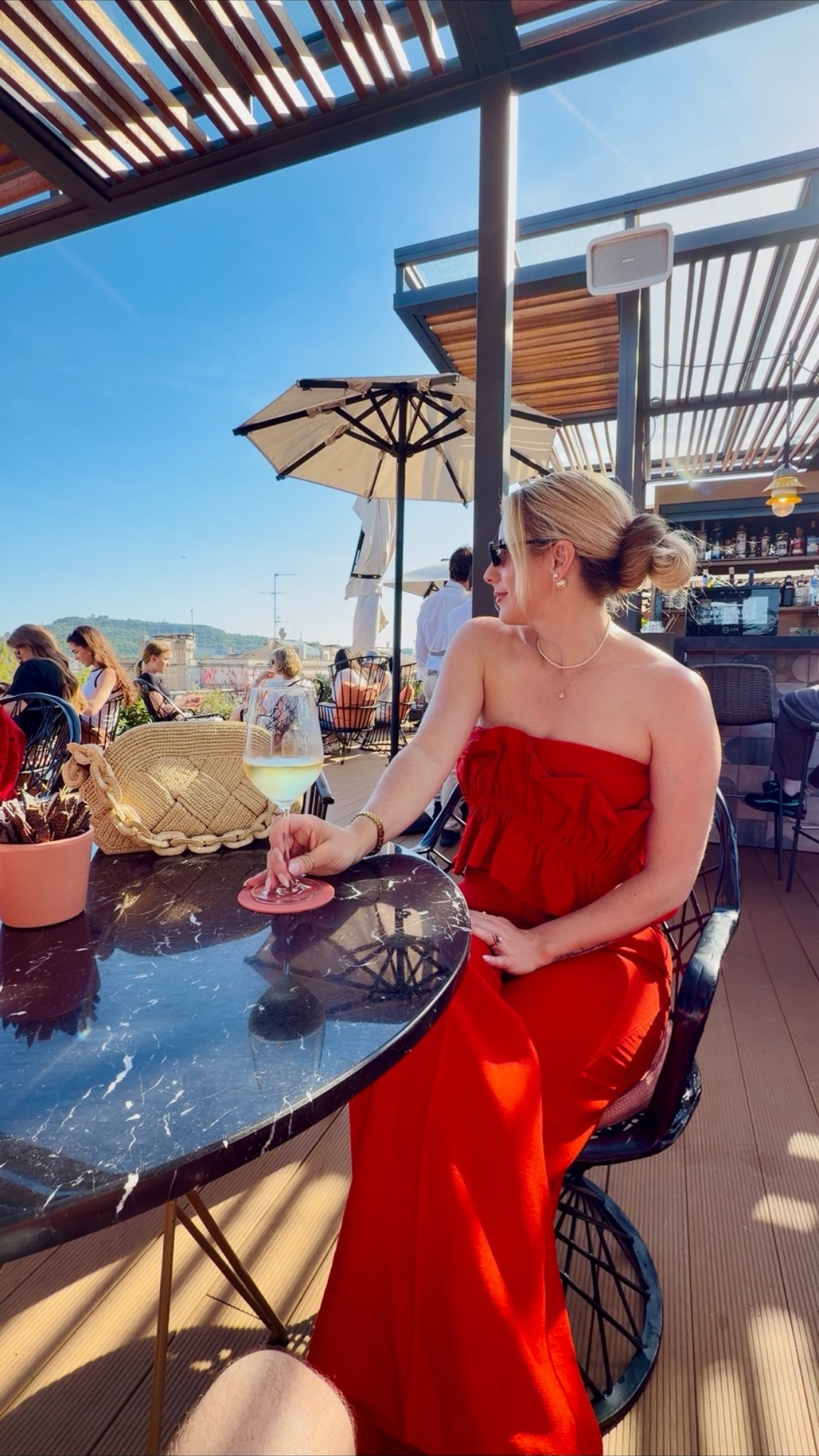 Red Rooftop Dinner Outfit | Europe Summer

A bold little rooftop look from Barcelona ❤️ One of my favorite vacation dinner outfits — chic, comfortable, and such a fun statement set for summer nights. Linking the matching set, woven bag, sunglasses + accessories below.

#LTKSeasonal #LTKTravel #LTKootd