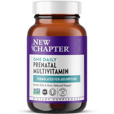 New Chapter Prenatal with Methylfolate + Choline One Daily Multivitamin Tablets - 30ct | Target