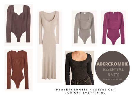 Sweater dresses, sweaters of the best quality knots and basics. Perfect for a holiday outfit or great to gift this holiday season. Now on sale at Abercrombie during their Black Friday cyber sales. 

#LTKHoliday #LTKCyberweek #LTKsalealert