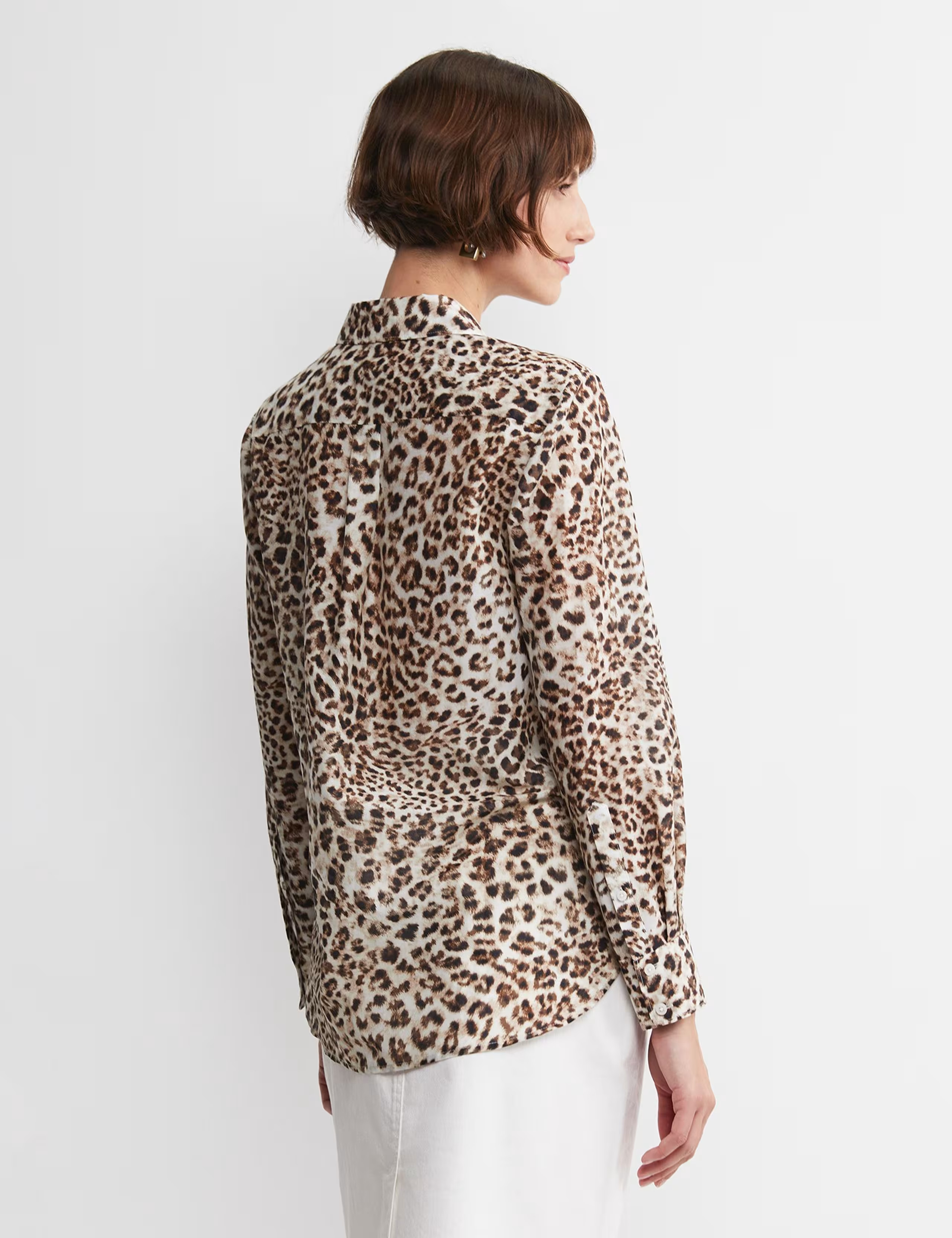 Cotton Rich Animal Print Shirt with Silk | Marks & Spencer (UK)