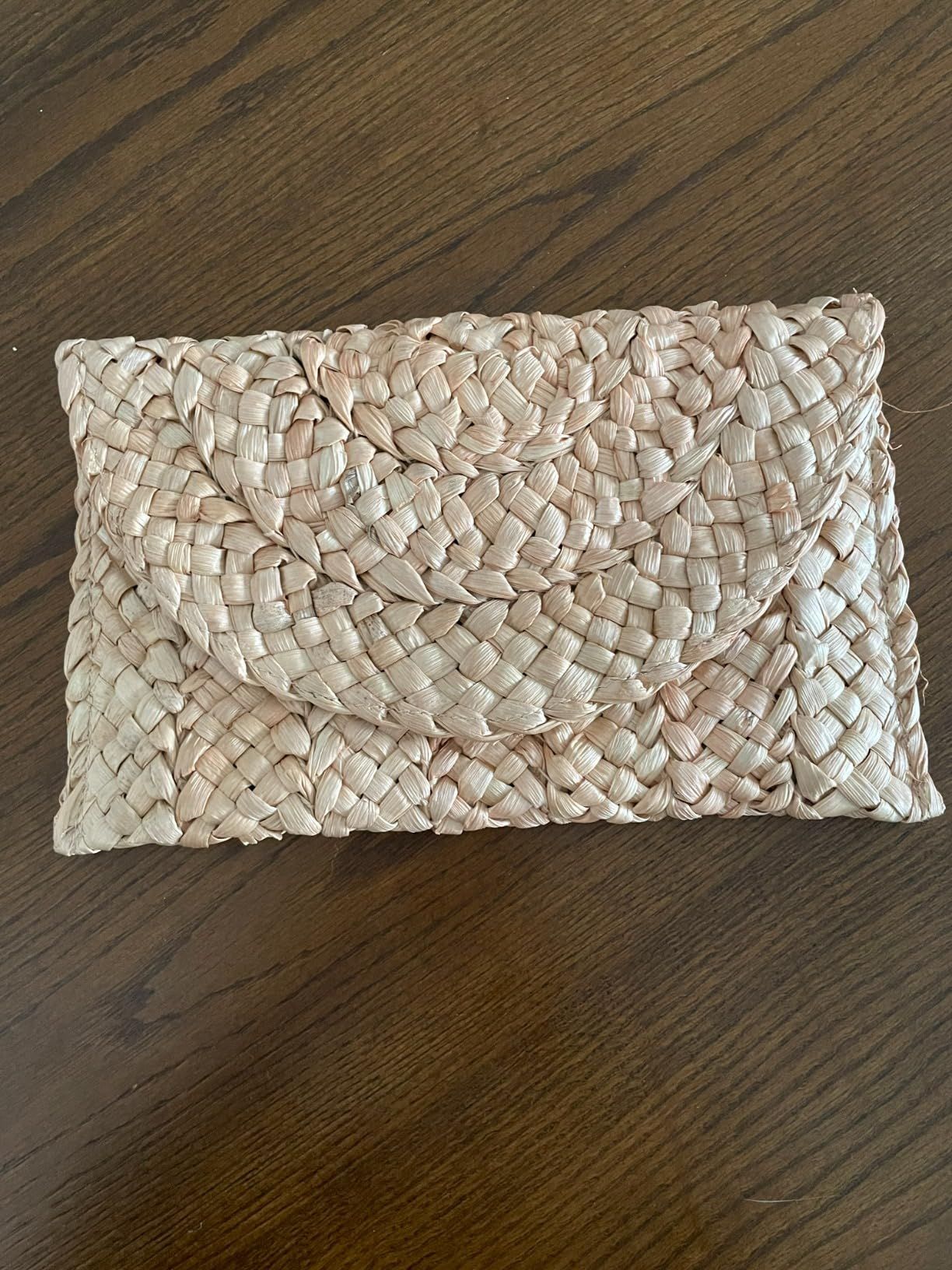 Freie Liebe Straw Clutch Purses for Women Summer Beach Bags Envelope Woven Clutch Handbags | Amazon (US)