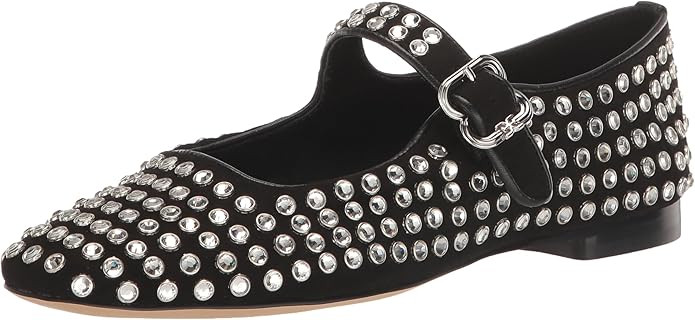 Sam Edelman Women's Michaela Stud Mary Jane Flat | Amazon (US)