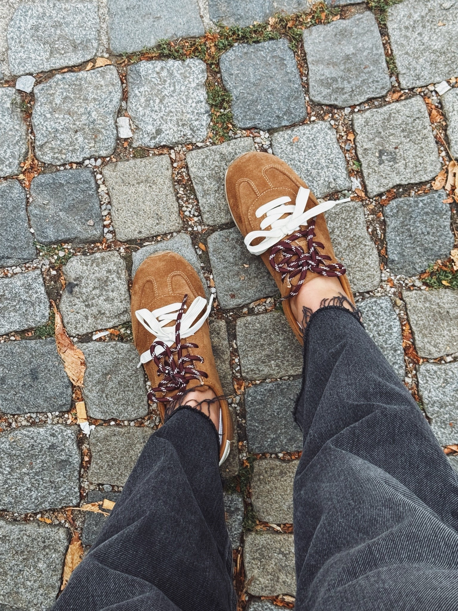comfy + stylish sneakers on sale for $38! walked 15K+ steps each day in these while in Germany. *go tts, but maybe size down if between. Im usually a 7.5 but my store only had 7s. They fit fine, but also feel like my usual size would be okay

#LTKSaleAlert