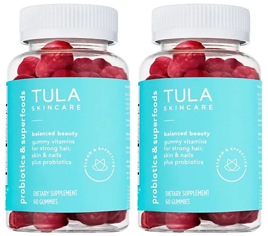 TULA Balanced Beauty Gummy Vitamin Duo - QVC.com | QVC