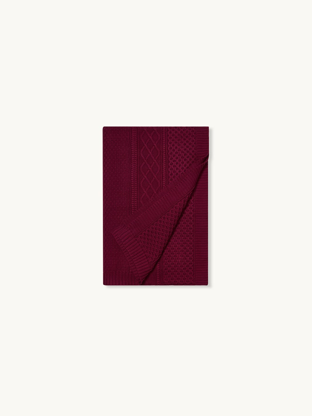 Aran Knit Throw Blanket | Boll & Branch