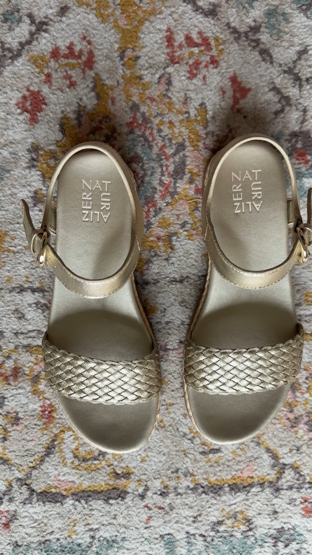 Comfortable gold sandals.  🩴 

#LTKTravel