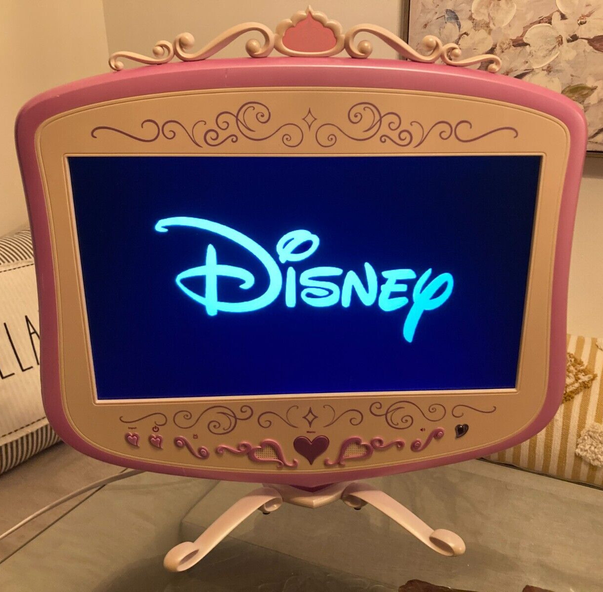 Disney Princess Pink Thin TV / Computer Monitor Good Working Condition Rare!  | eBay | eBay US