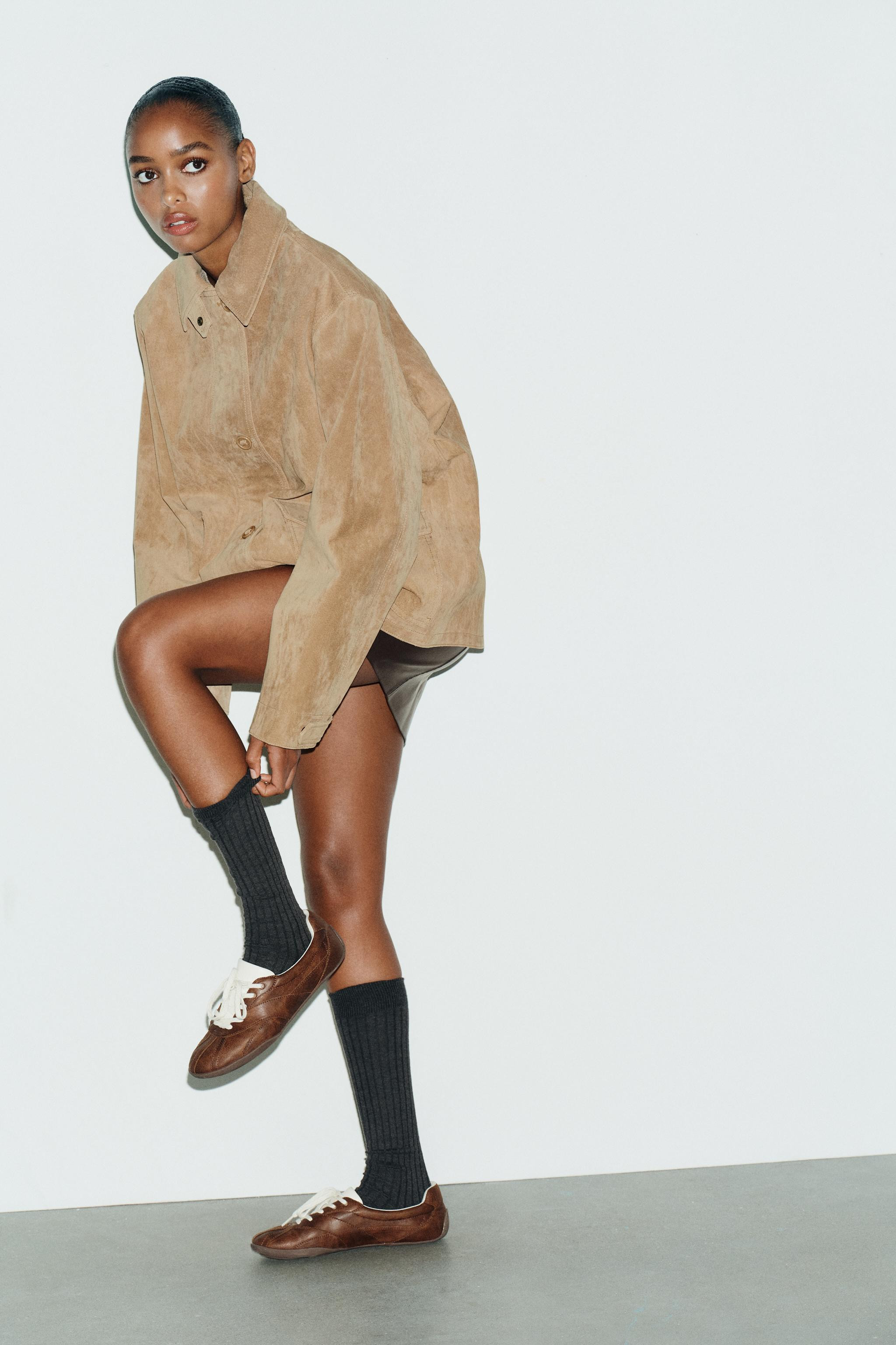 SUEDE JACKET | Zara US