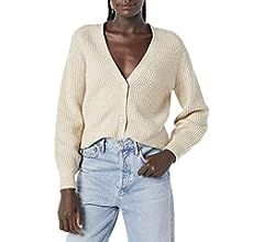 Amazon Essentials Women's Soft Touch Ribbed Blouson Cardigan | Amazon (US)