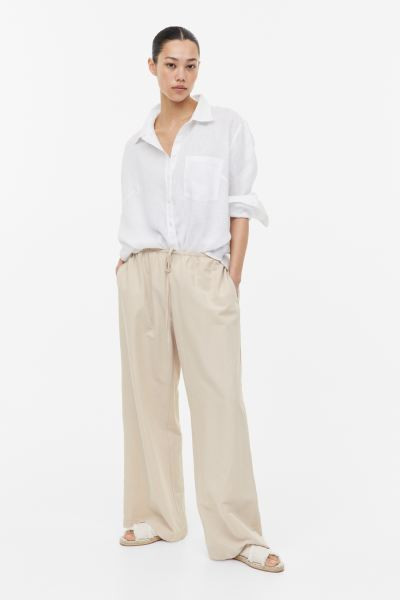 Linen-blend Pants | H&M (US + CA)