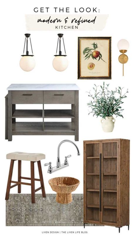 modern traditional kitchen. kitchen island. globe pendant. kitchen island pendant. kitchen counter stool. traditional runner rug. fruit art  still life vintage fruit art painting. pantry cabinet. glass display cabinet. kitchen faucet. fruit bowl. kitchen decor. brass globe sconce. Follow me in the @LTK shopping app to shop this post and get my exclusive app-only-content!#liketkit #LTKSeasonal #LTKhome #LTKstyletip@shop.ltkhttps://liketk.it/4vomX

#LTKSeasonal #LTKhome #LTKstyletip