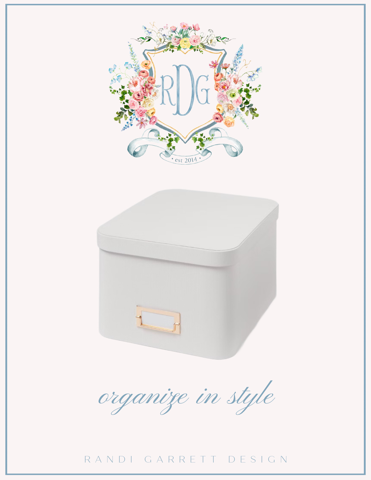 I'm using these beautiful white and gold storage boxes to organize my office! I got the medium and small sizes. 

 #LTKHome