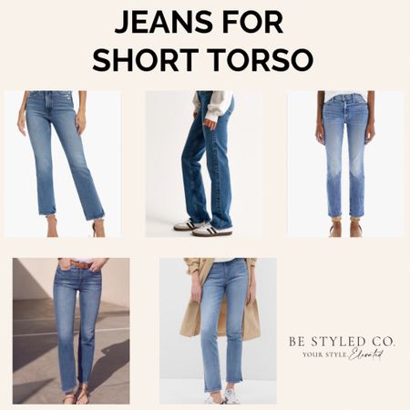 Best jeans for short torso body type. #shorttorso #jeans

#LTKfindsunder100 #LTKover40 #LTKstyletip