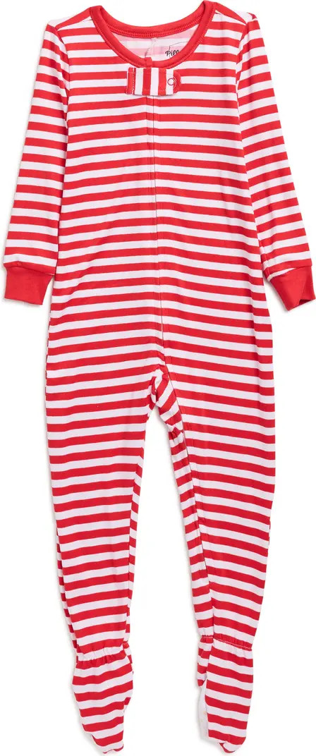 Matching Family Stripe Footed Pajamas | Nordstrom Rack