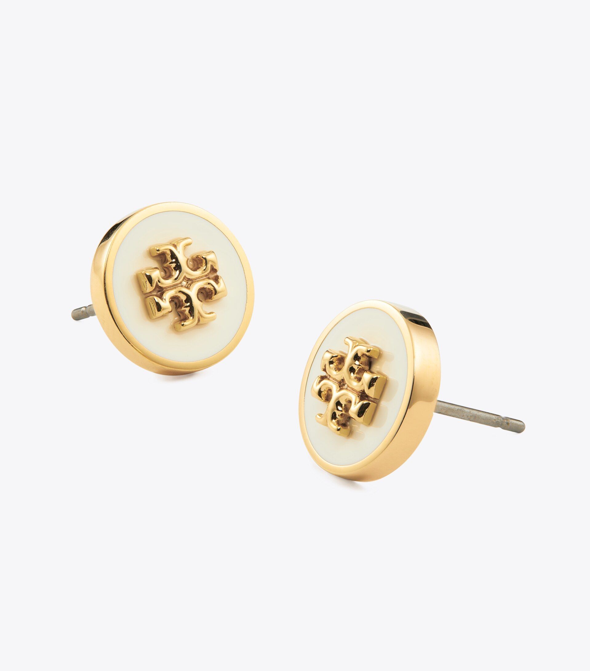 Kira Enamel Circle-Stud Earring | Tory Burch (US)