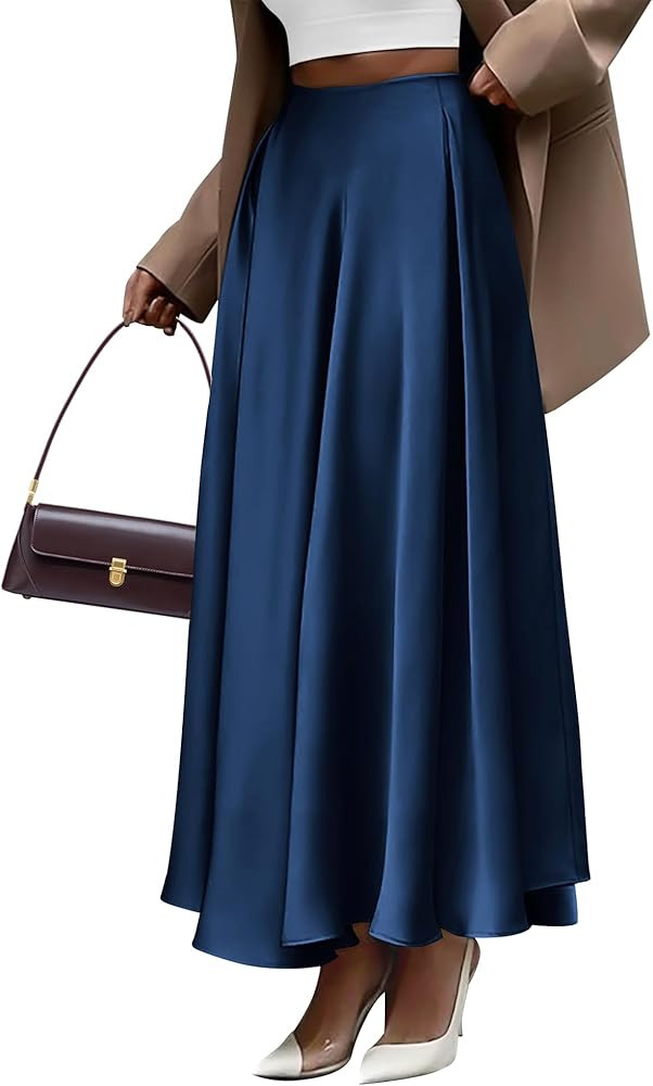BTFBM Satin Maxi Skirts for Women Summer 2026 | Amazon (US)