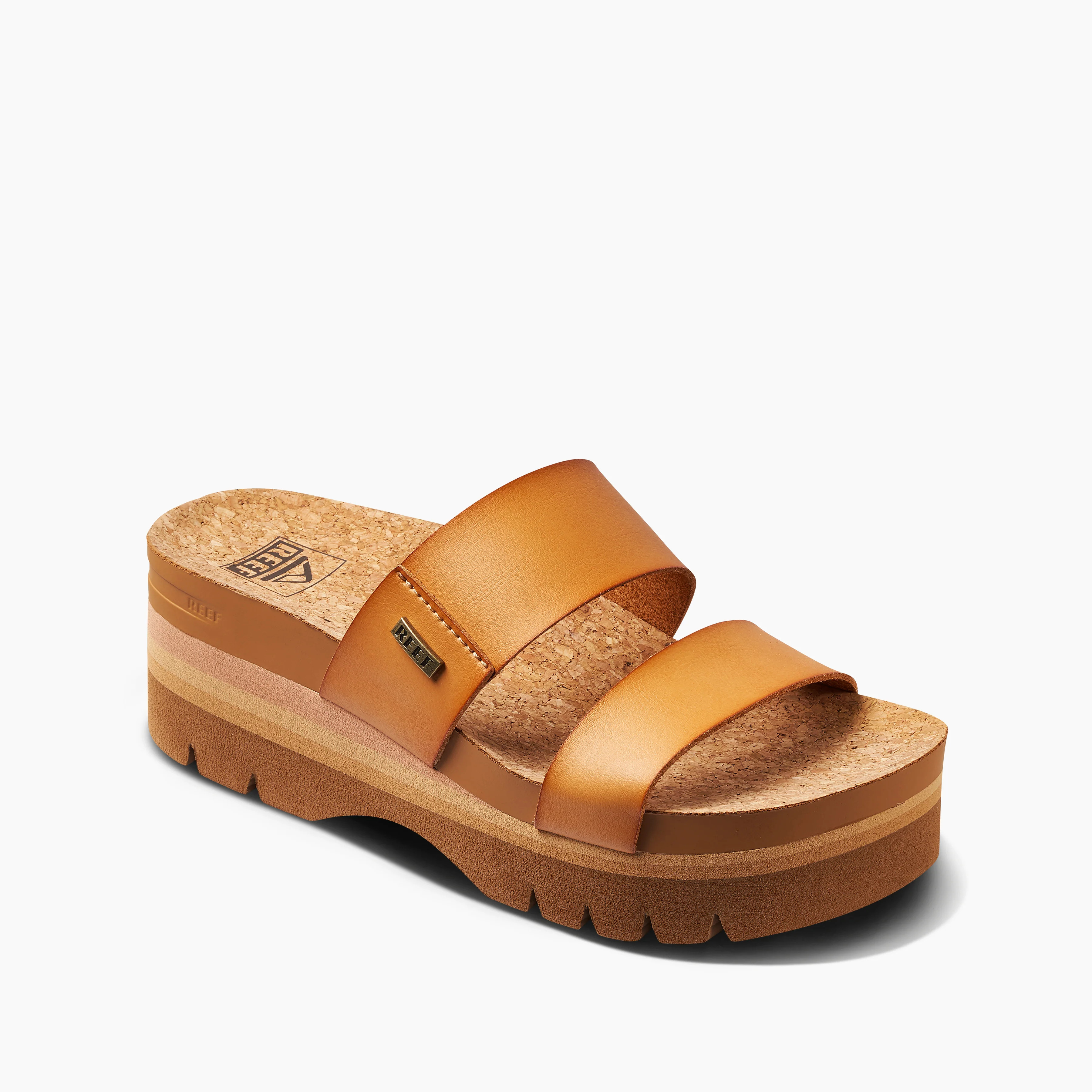 Women's Cushion Vista Higher Sandals in Natural | REEF® | Reef