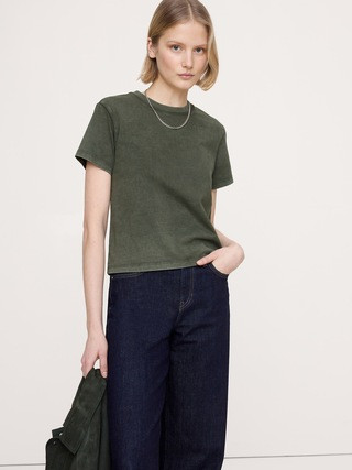 Vintage Cotton Crew-Neck T-Shirt | Banana Republic (US)