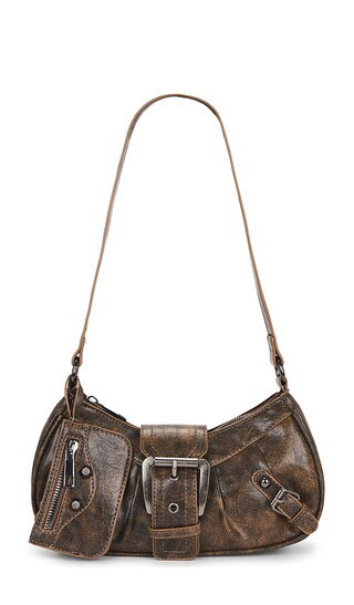 8 Other Reasons Vintage Buckle Shoulder Bag in Brown. | Revolve Clothing (Global)