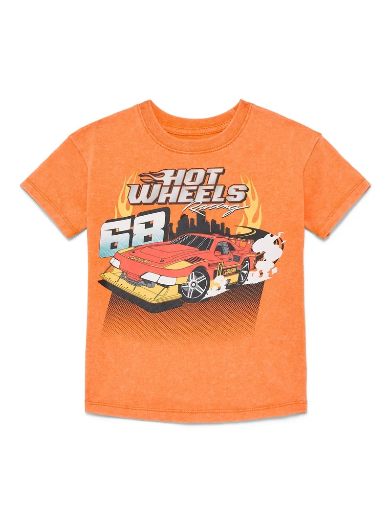 Hot Wheels Toddler Graphic Crewneck Tee with Short Sleeves, Sizes 12M-5T | Walmart (US)