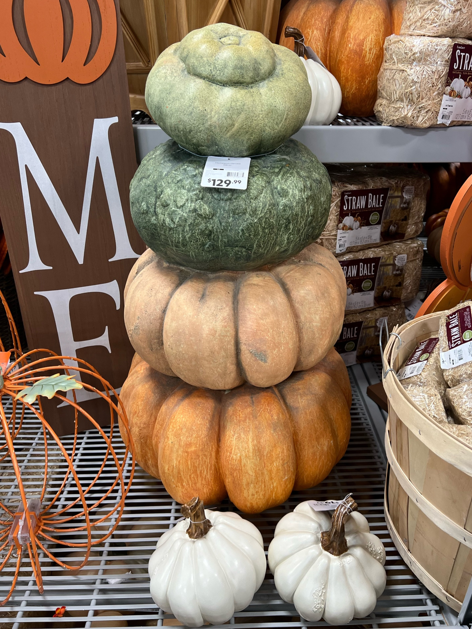 Homespun Harvest Stacked Pumpkins, … curated on LTK