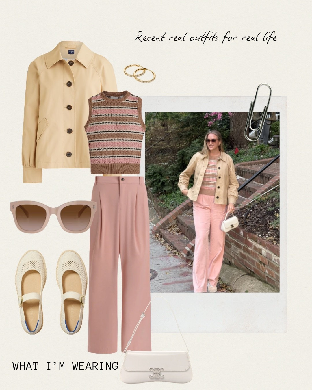 What I’m wearing lately. Love this look for spring! I can get away with wearing it to the office but also perfect for errands, etc 

#LTKootd #LTKMidsize #LTKTall
