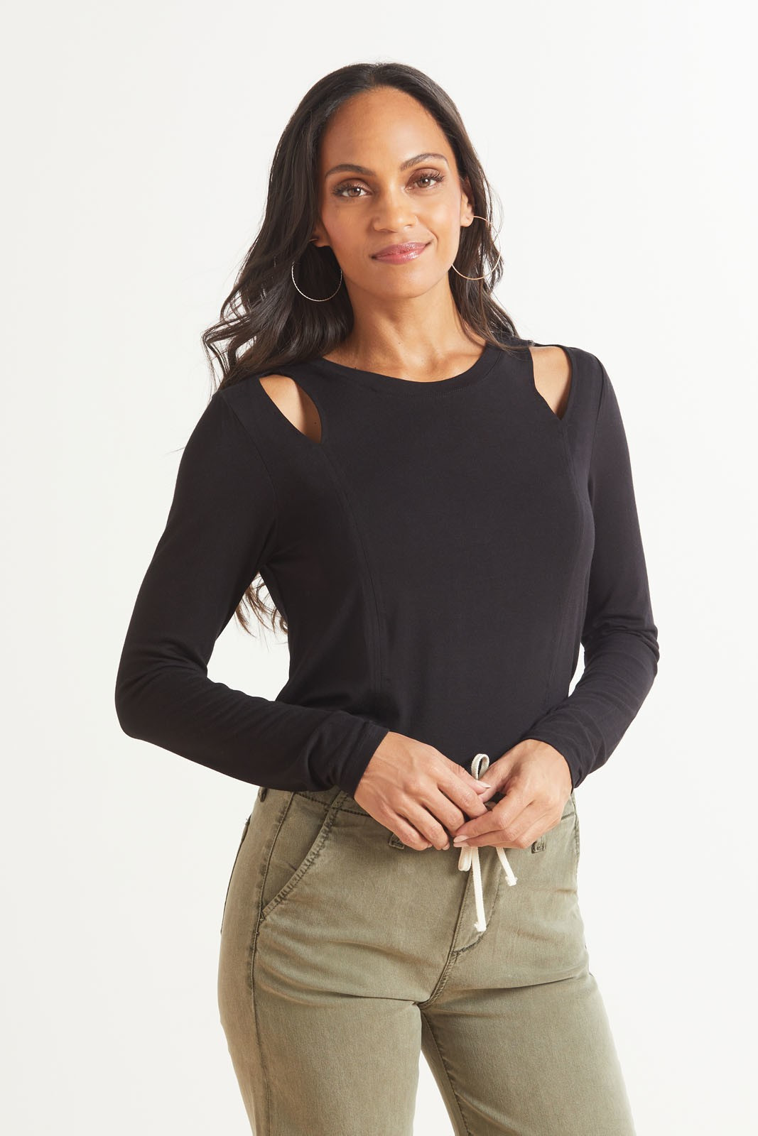 EVEREVE Ali Cutout Top | EVEREVE | Evereve