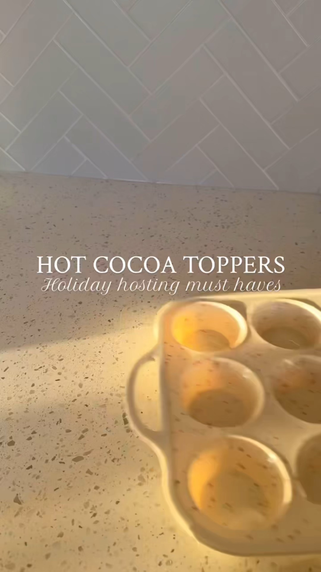 The cutest (and easiest!) hot cocoa hack you’ll ever try 🍫❄️ Freeze whipped cream with mini marshmallows for the perfect little cocoa toppers … they keep your drink cold just long enough and melt into the dreamiest swirl. ☁️🤍

A simple trick that makes cozy nights feel a little extra magical. ✨

SHOP : https://amzn.markable.ai/GIJO8UQE

#HotCocoaHack #CozySeason #HolidayMagic #CaseyLeighStyle #ChristmasKitchen #CozyHomeVibes #SimpleJoy #AmazonHomeFinds #WinterFavorites #MerryAndBright

#LTKSeasonal #LTKHoliday #LTKHome