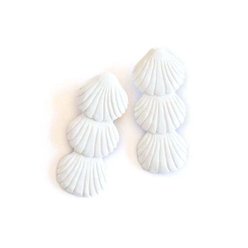 Sugar Cane Seashell Earrings | Sunshine Tienda