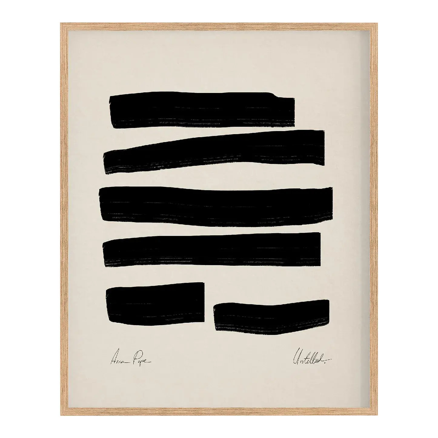 Large Contemporary Abstract Giclee Print, Framed | Chairish