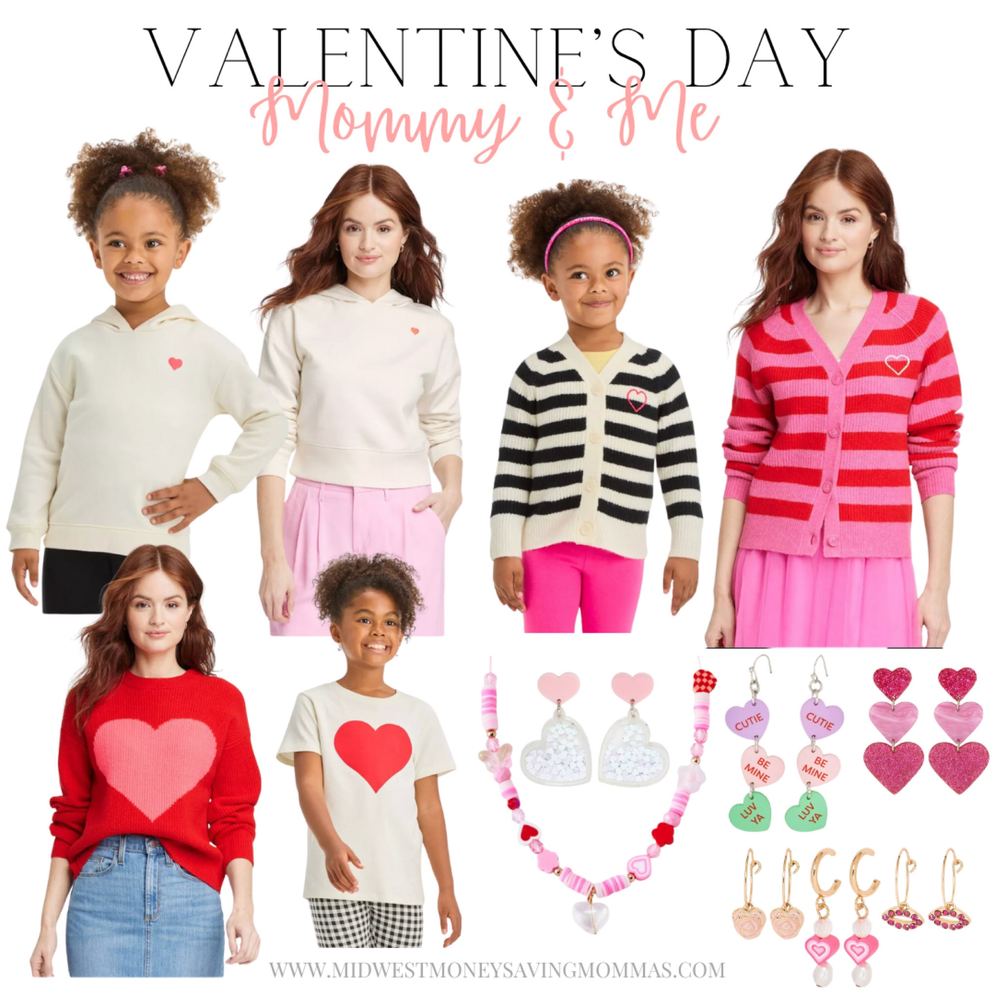 Mommy & Me Valentine’s Day 

Winter outfits  holiday outfits  heart accessories  Target finds  girls clothing  

#LTKkids #LTKfamily #LTKstyletip