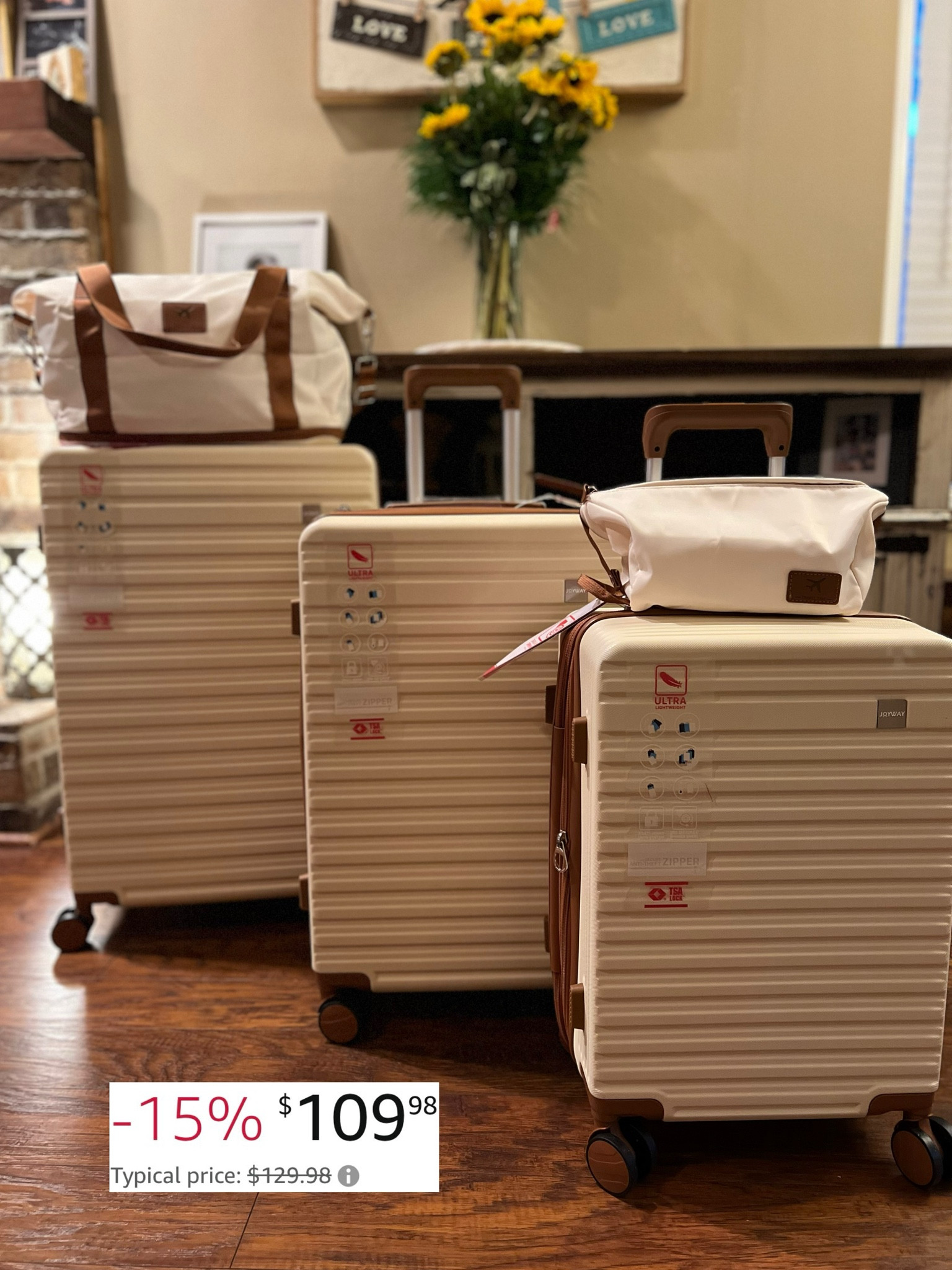 All the travel essentials and must haves! I love this luggage set!! imiomo Luggage Sets 3 Piece,Expandable Hardside Suitcase Set with Spinner Wheels,Lightweight Travel Luggage set with TSA Lock（20/24/28,White）

#LTKItBag #LTKTravel #LTKxPrimeDay