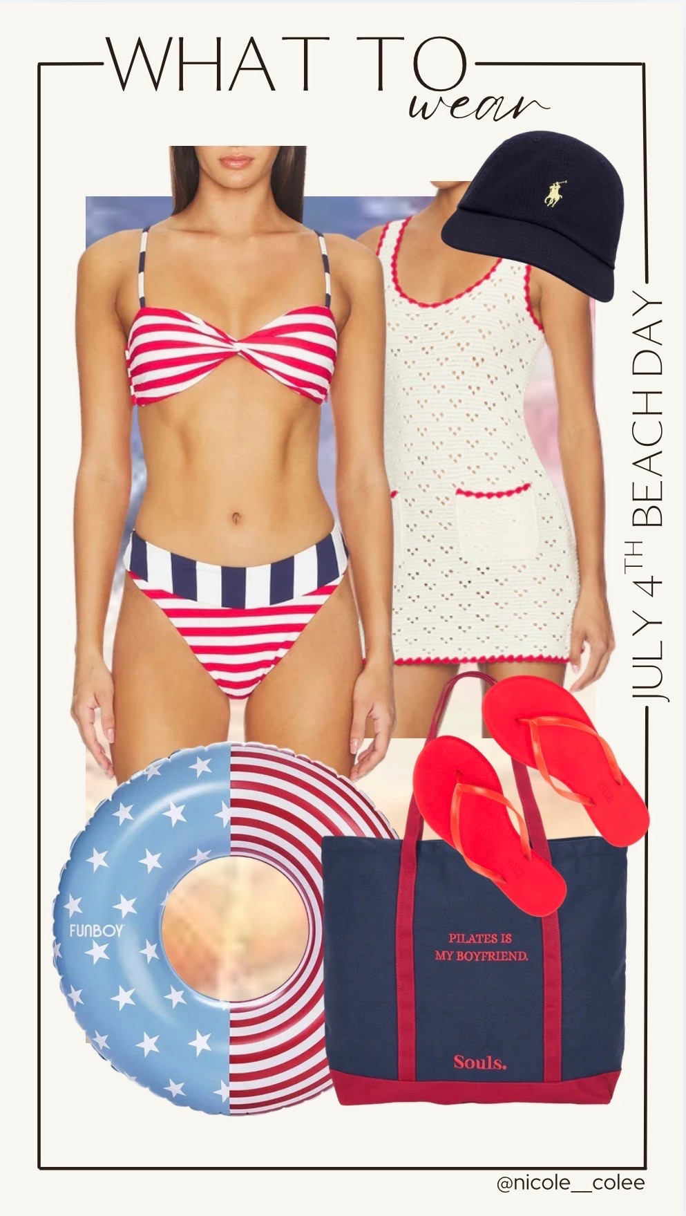 🇺🇸 What to Wear This Fourth of July 🇺🇸

From pickleball to brunch, beach days to BBQs… I’ve got your July 4th style covered. ❤️🤍💙

Swipe through for four festive looks that are equal parts cute, comfortable, and summer-ready. Whether you’re serving on the court, sipping rosé at brunch, soaking up the sun, or grilling with friends, these outfits are ready for all the holiday fun.

Everything is linked in my LTK! 🇺🇸✨

#FourthOfJulyStyle #LTKSummer #PatrioticStyle #SummerOutfits #NicoleColeeStyle

#LTKdayinmylife #LTKSeasonal #LTKgrwm
