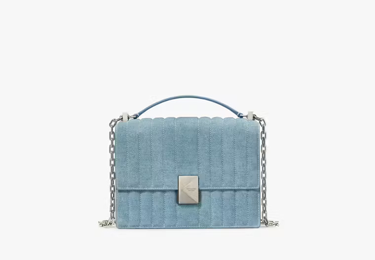 Deco Quilted Chain Shoulder Bag | Kate Spade Outlet