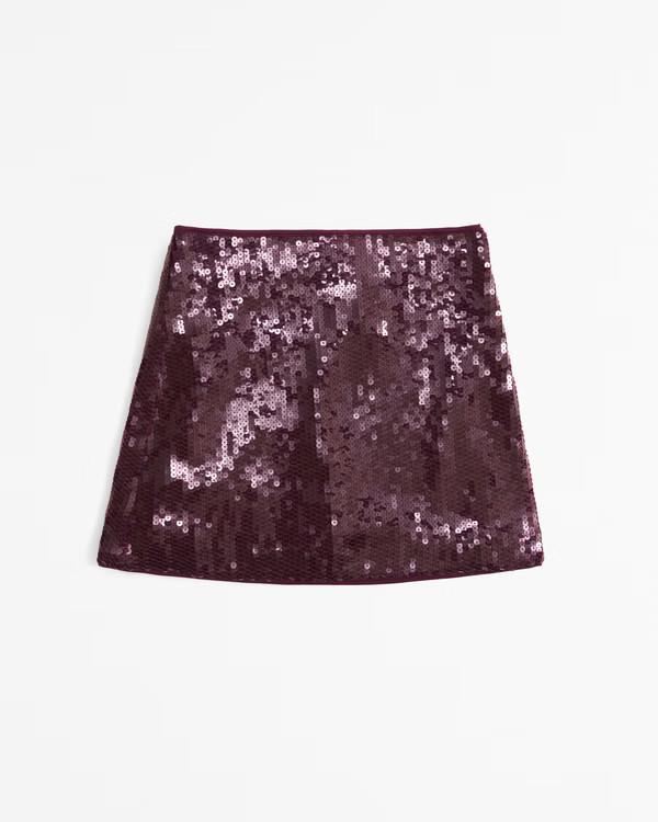 Women's Sequin Mini Skort | Women's Bottoms | Abercrombie.com | Abercrombie & Fitch (US)